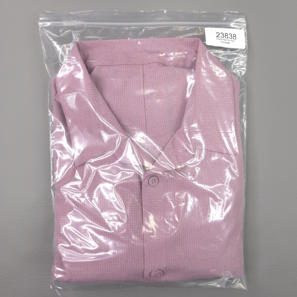 Lululemon Shirt Mens XXL Pink Check Long Sleeve Button Up New Venture Casual - Picture 14 of 14